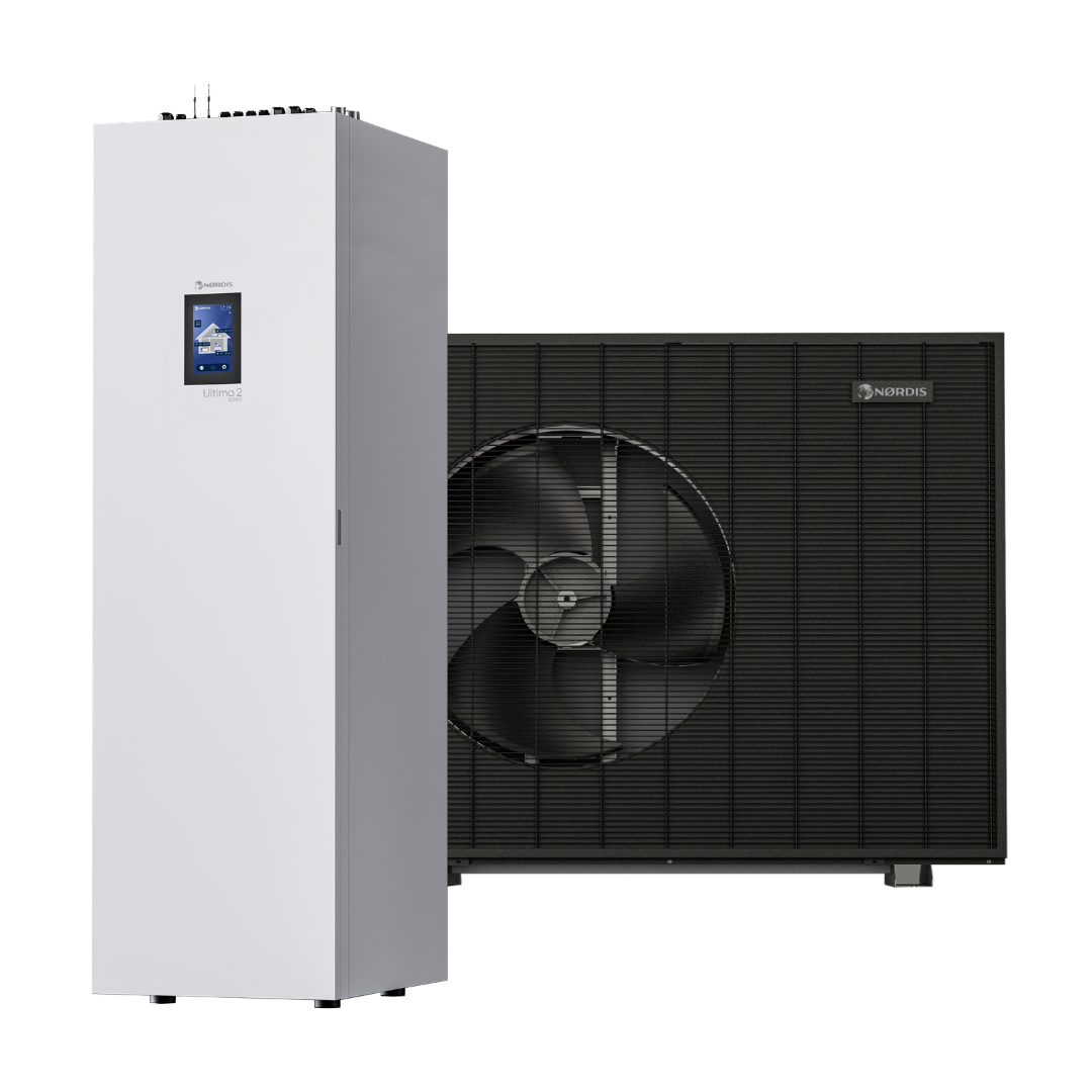Tepelné čerpadlo NØRDIS ULTIMA 2 – 12 kW (R290) s vnútornou jednotkou All in One (200 l TÚV + 50 l Buffer)